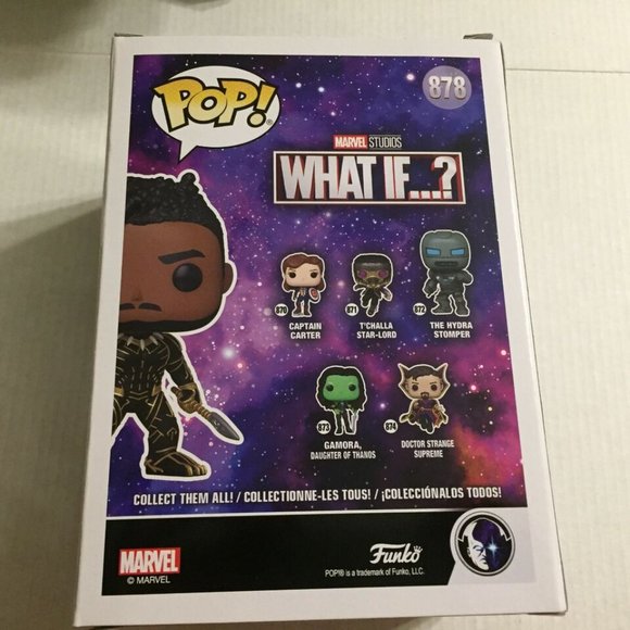 NEW Marvel What If Killmonger Funko Pop Figure #878 - Picture 7 of 8